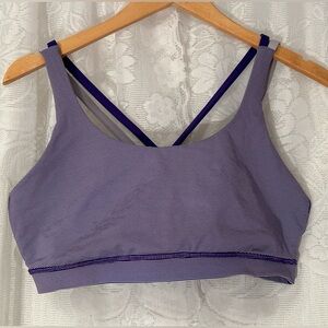 Lululemon Energy Bra Wee Stripe Bruised Berry Cool Breeze Reversible